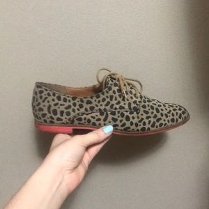 Leopard loafers
